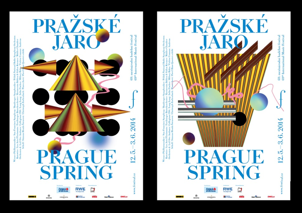 Prazske Jaro Se Pysni Novymi Vizualy Design Font