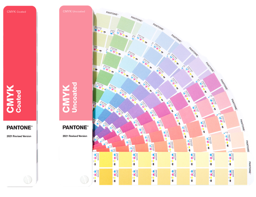 PANTONE CMYK Guide Set Coated & Uncoated (2021) / fontshop / Font
