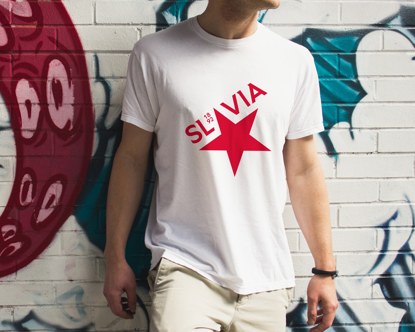 SK Slavia Praha Logo/Crest Redesign Mono