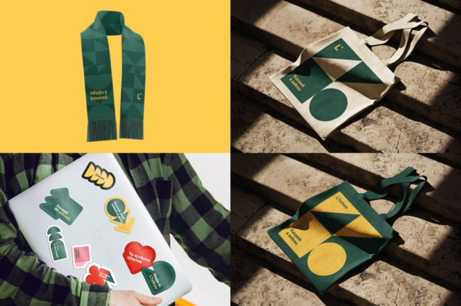 ukazka-propagacnich-kousku-a-drobnych-aplikaci-v-ramci-vizualni-identity-mesta-litvinov-zdroj-studio-trifor